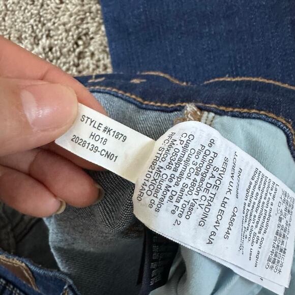 Madewell Size 27 Roadtripper Skinny Jeans Jansen Dark Wash High Rise‎ - Picture 4 of 5